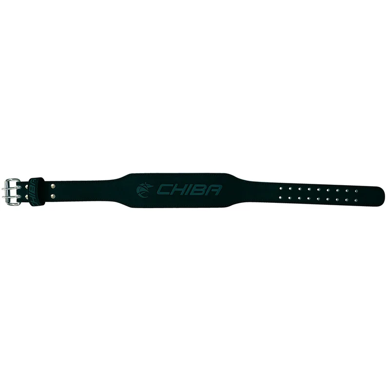 Chiba FITNESS LEDERGÜRTEL, Black/Logo Black
