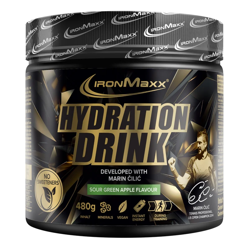 Hydration Drink Pulver Marin Čilić (480g) - Sour Green Apple