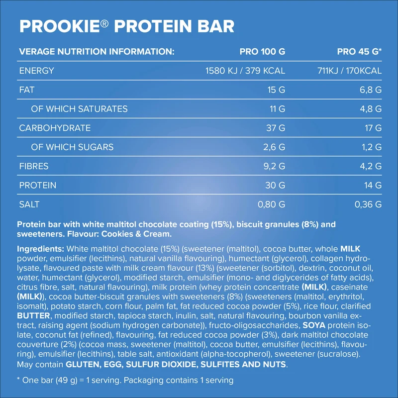 Prookie (45g) - Cookies & Cream