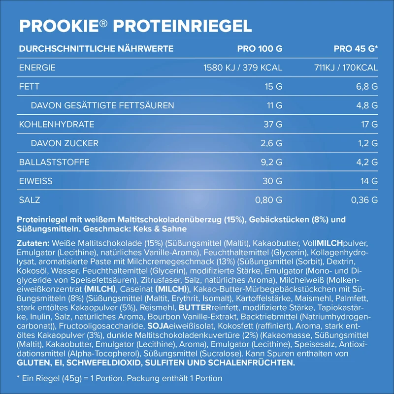 Prookie (45g) - Cookies & Cream