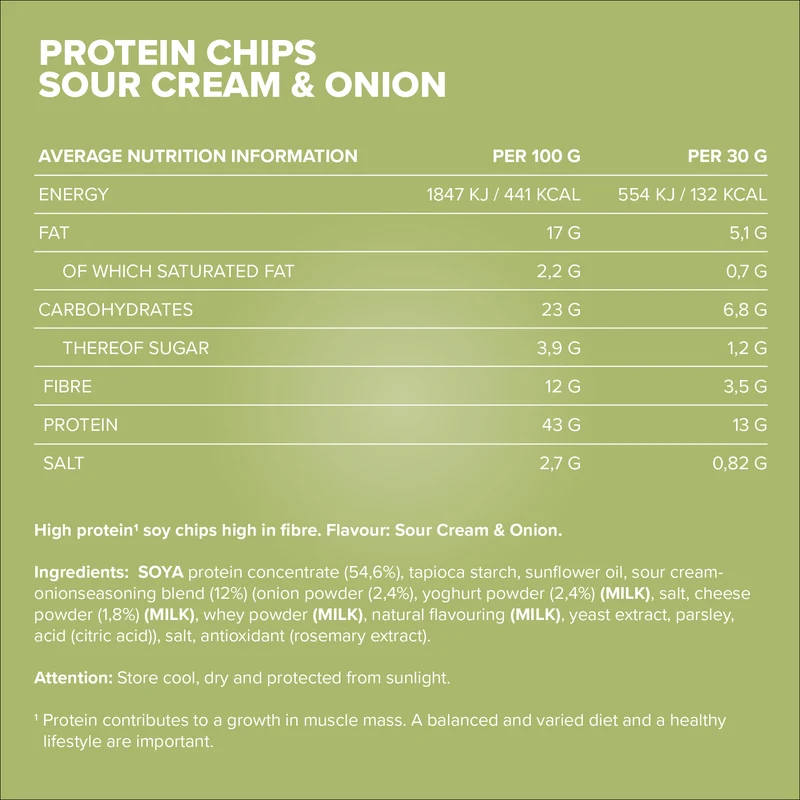 Protein Chips 3.0 (60g) - Sour Cream & Onion