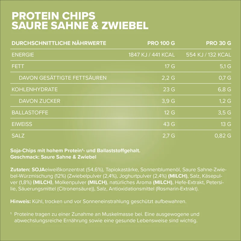 Protein Chips 3.0 (60g) - Sour Cream & Onion