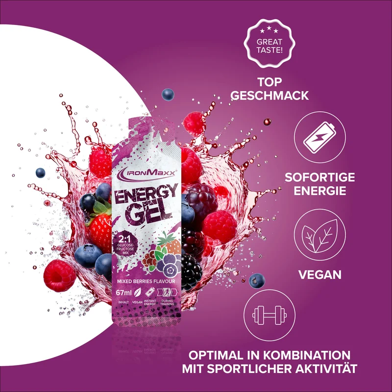 Hydro Energy Gel (67ml) - Mixed Berries