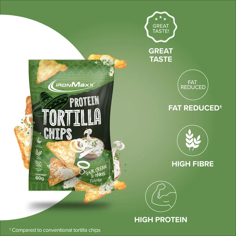 Protein Tortilla Chips 2.0 (60g) - Sour Cream & Onion