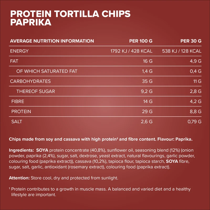 Protein Tortilla Chips 2.0 (60g) - Paprika