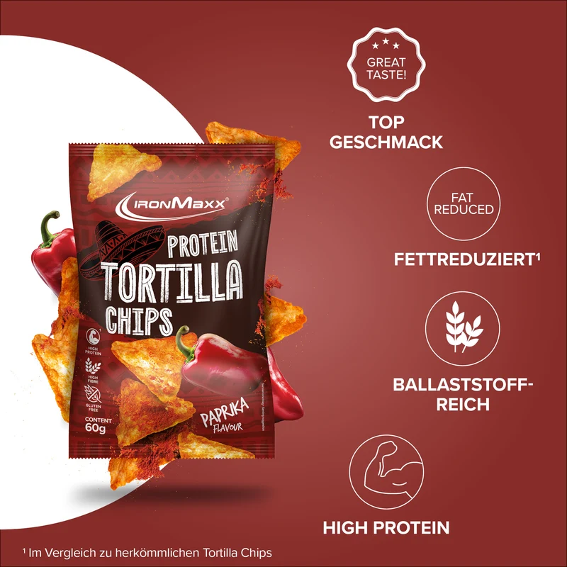 Protein Tortilla Chips 2.0 (60g) - Paprika