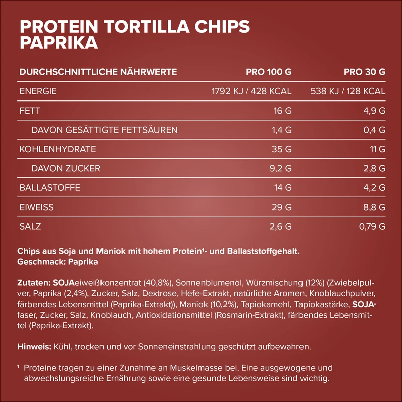 Protein Tortilla Chips 2.0 (60g) - Paprika