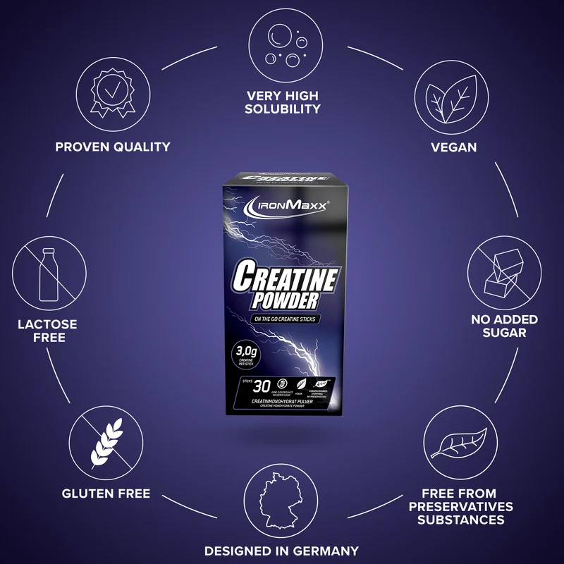 Creatine Monohydrate Sticks (30x3,4g)