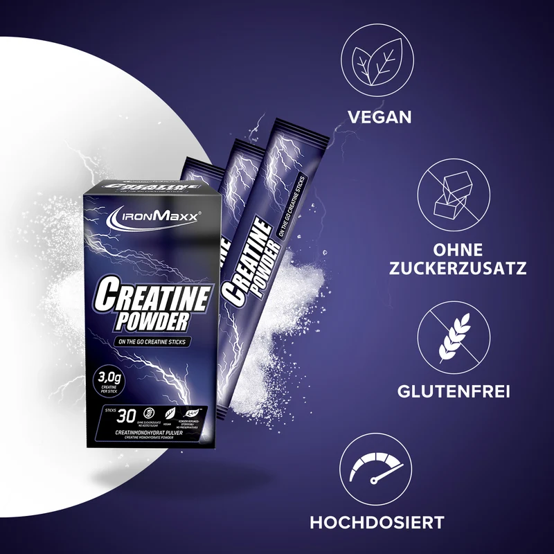 Creatine Monohydrate Sticks (30x3,4g)