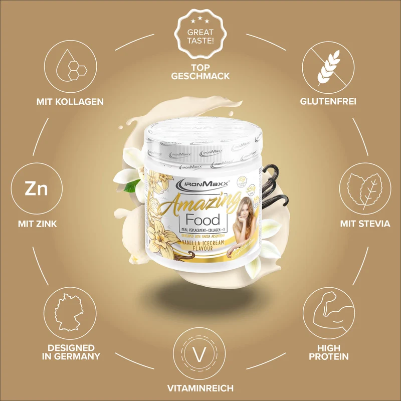 Amazing Food (330g) - Vanilla Ice Cream
