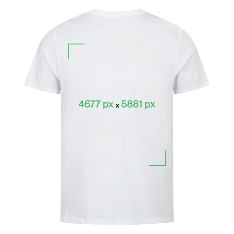 Premium Organic Shirt Perso Hinten