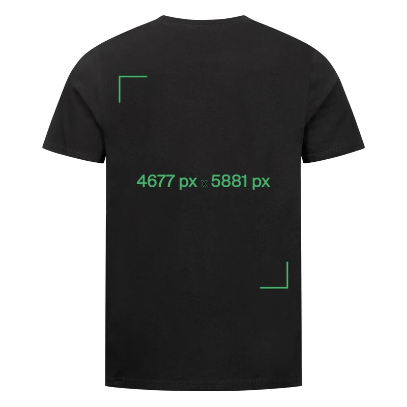 Premium Organic Shirt Perso Hinten
