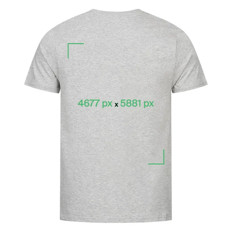 Premium Organic Shirt Perso Hinten