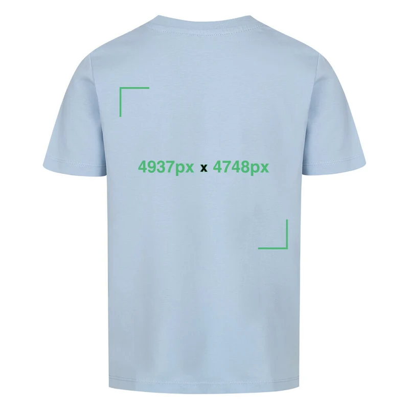 Premium Organic Shirt Kids perso hinten