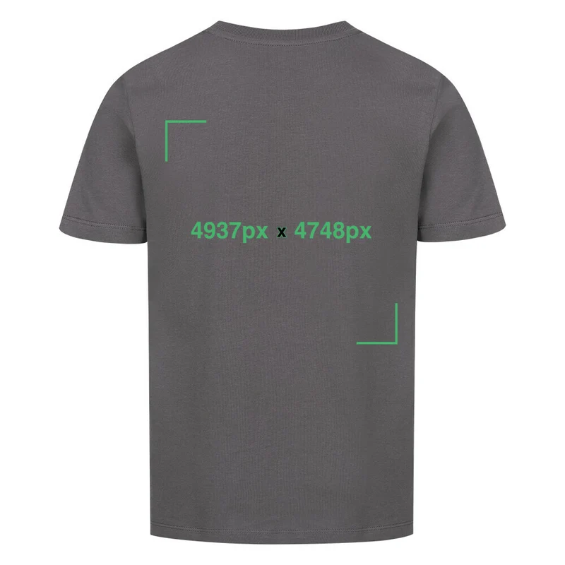 Premium Organic Shirt Kids perso hinten