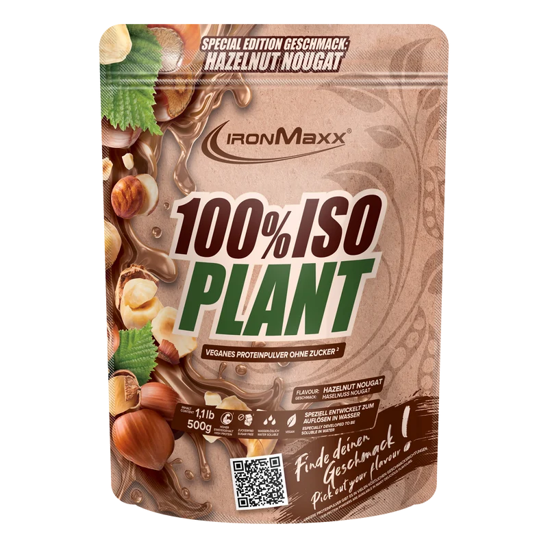 100% Isolat Plant (500g) - Hazelnut Nougat