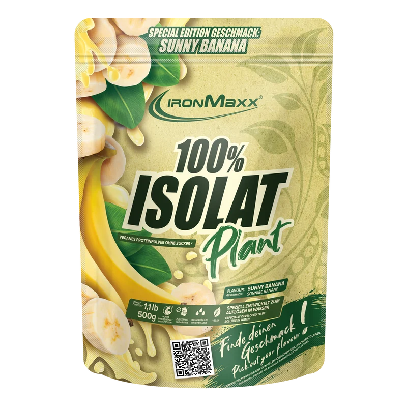 100% Isolat Plant (500g) - Sunny Banana