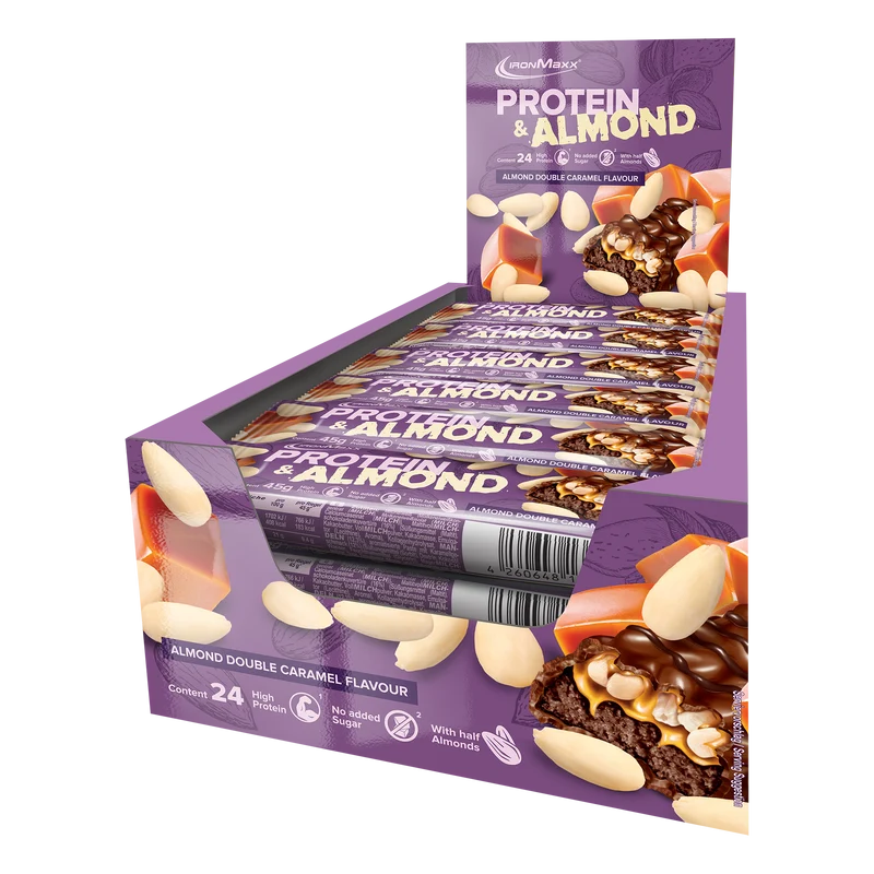 Protein & Almond (24x45g) - Almond Double Caramel