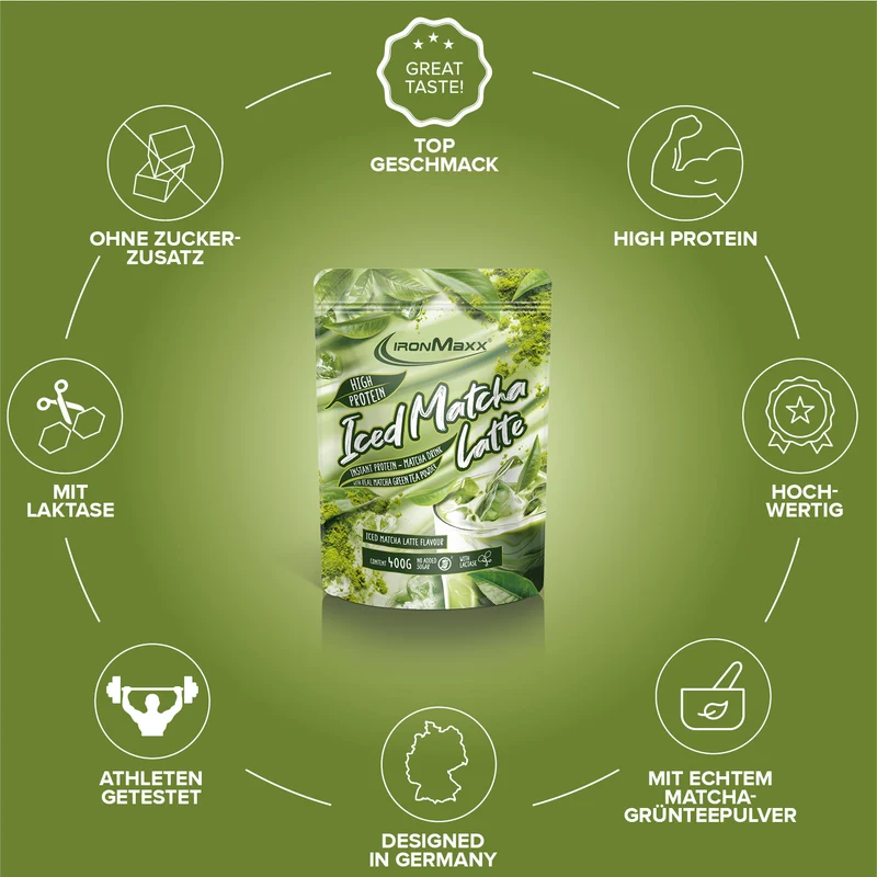 Iced Matcha Latte (400g) - Matcha