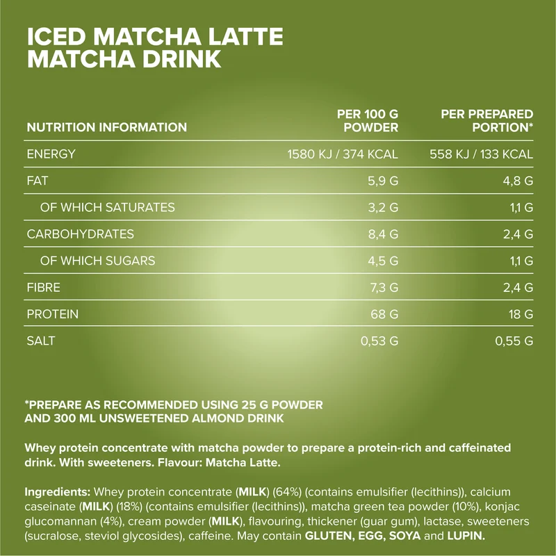 Iced Matcha Latte (400g) - Matcha