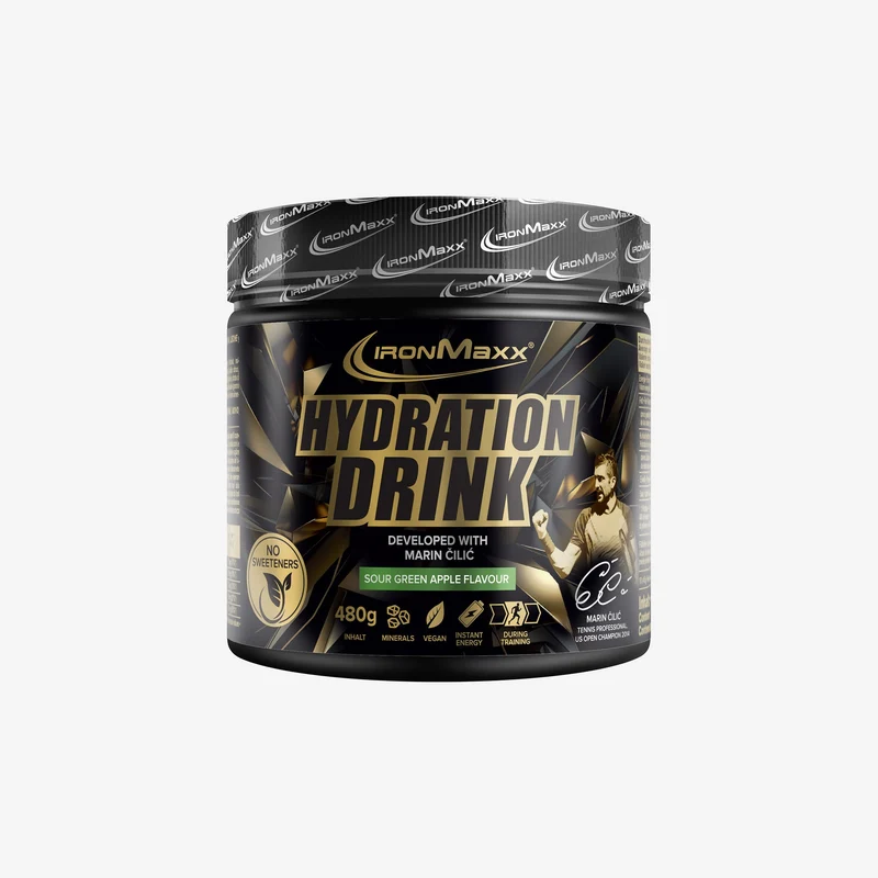 Hydration Drink Pulver Marin Čilić (480g) - Sour Green Apple