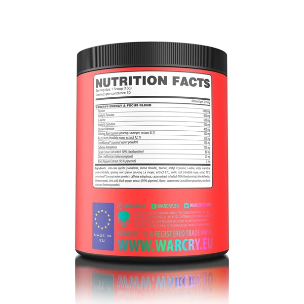 Genius Nutrition WARCRY® ENERGY, 300 g Dose