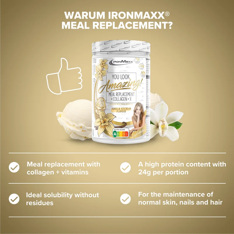 Amazing Food Mahlzeitenersatz (550G) - Vanilla Ice Cream