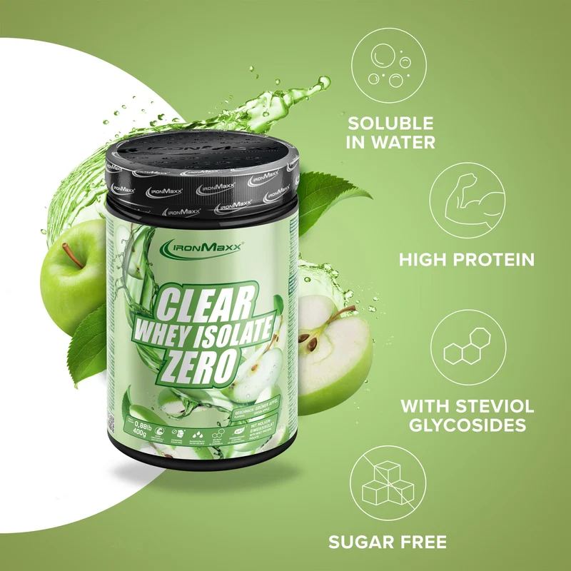 Clear Whey Isolate ZERO (400g) - Green Apple