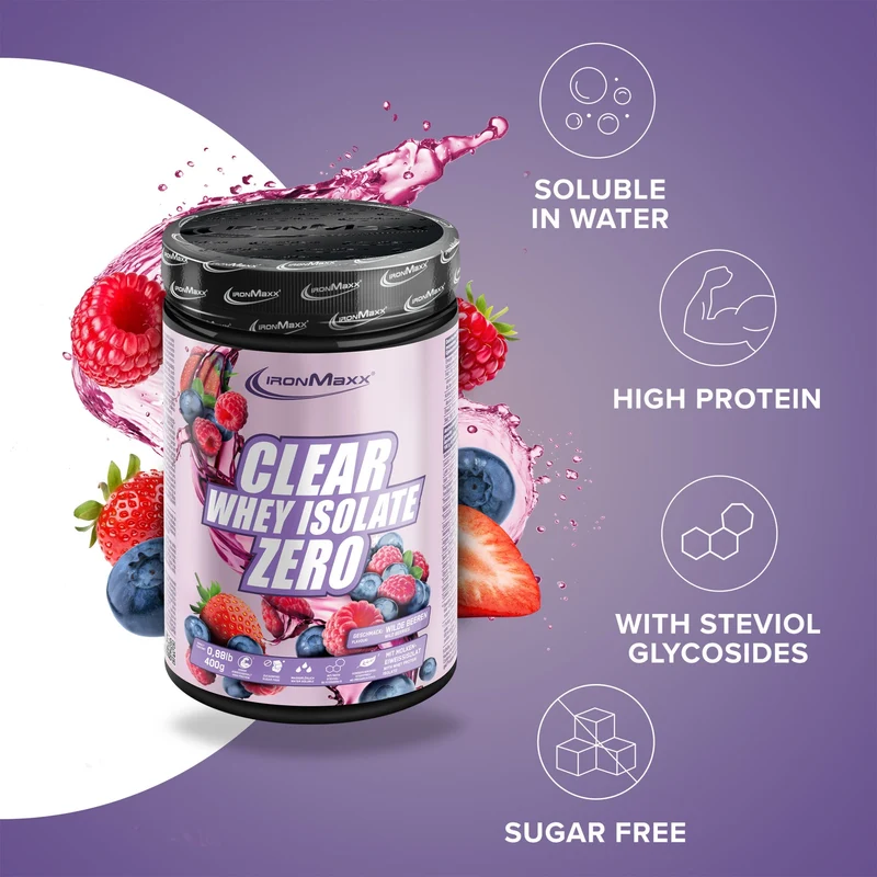 Clear Whey Isolate ZERO (400g) - Wild Berries
