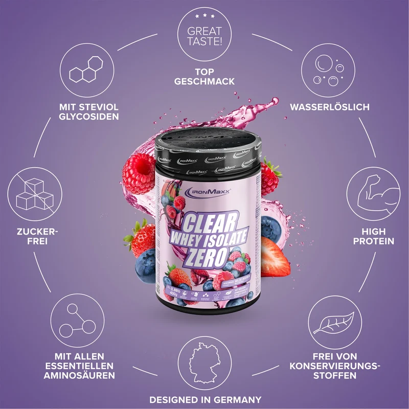 Clear Whey Isolate ZERO (400g) - Wild Berries