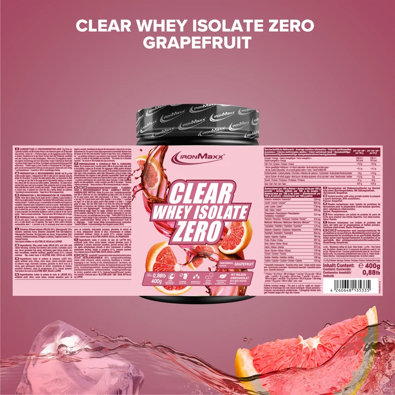Clear Whey Isolate ZERO (400g) - Grapefruit