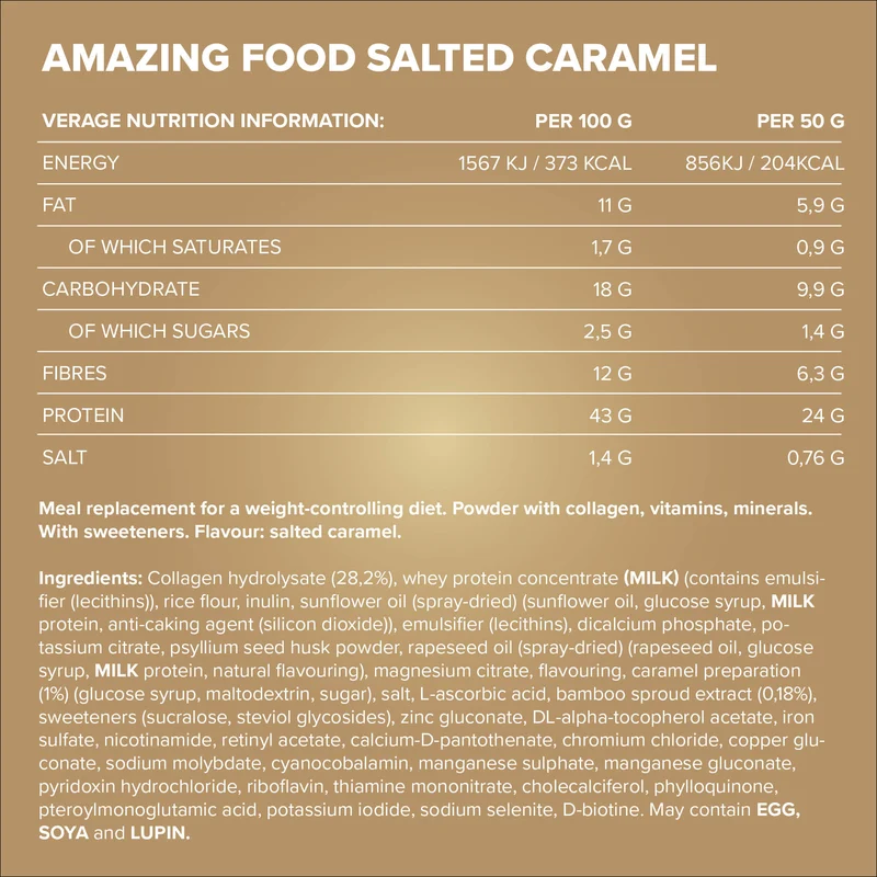 Amazing Food (330g) - Salted Caramel