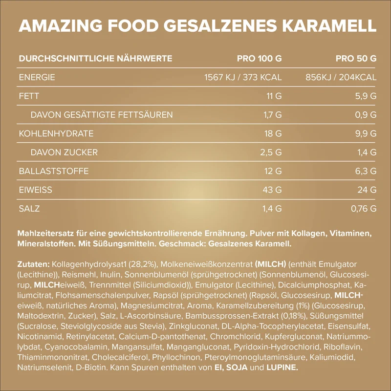 Amazing Food (330g) - Salted Caramel