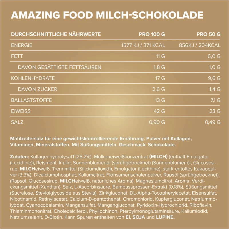 Amazing Food (330g) - Milk Chocolate