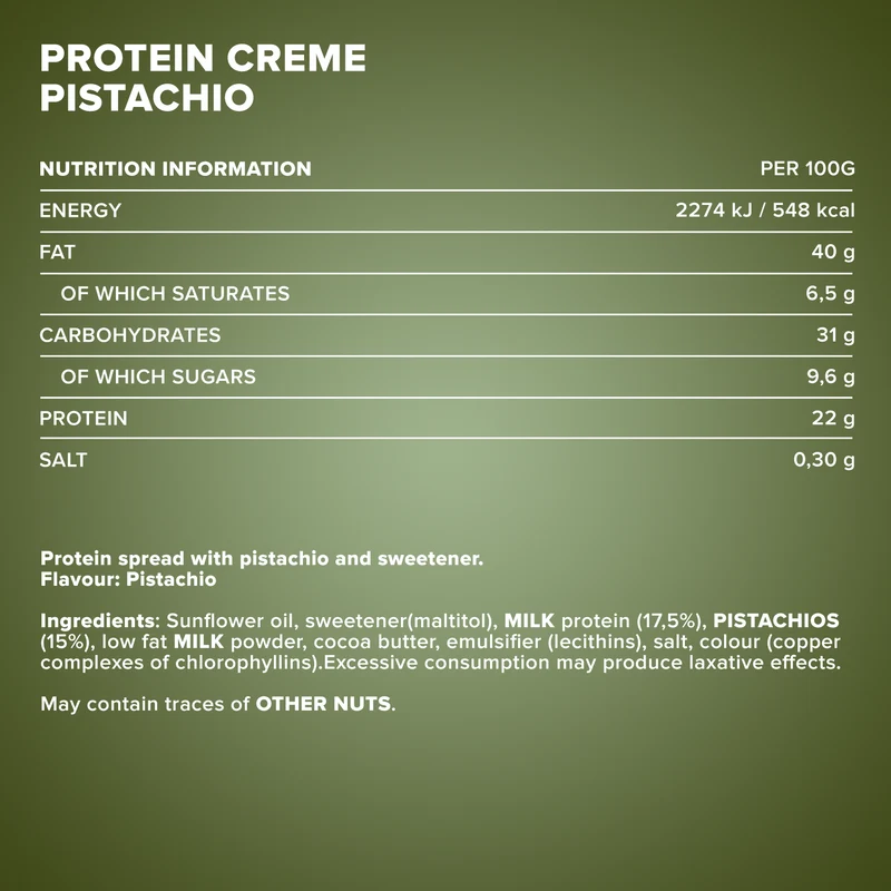 Protein Creme (200g) - Pistachio
