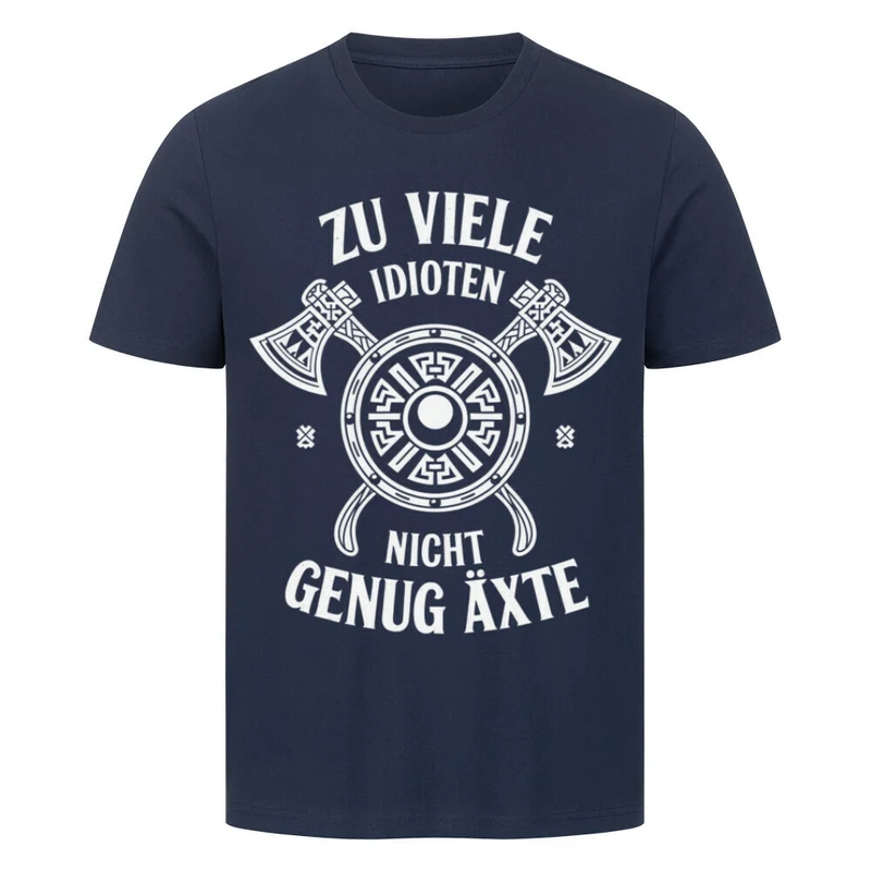 Zu viele Idioten - Herren Shirt