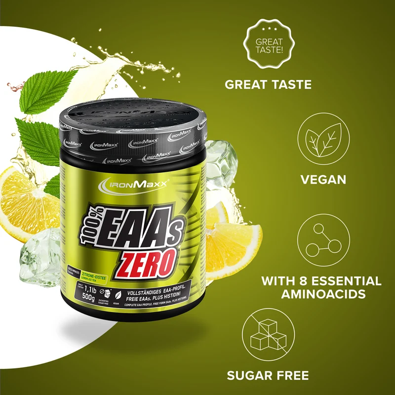 100% EAAs Zero (500g) - Lemon Icetea