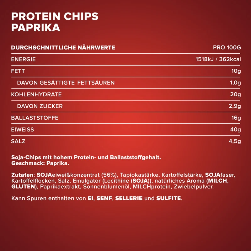 Protein Chips 40 (50g) - Paprika
