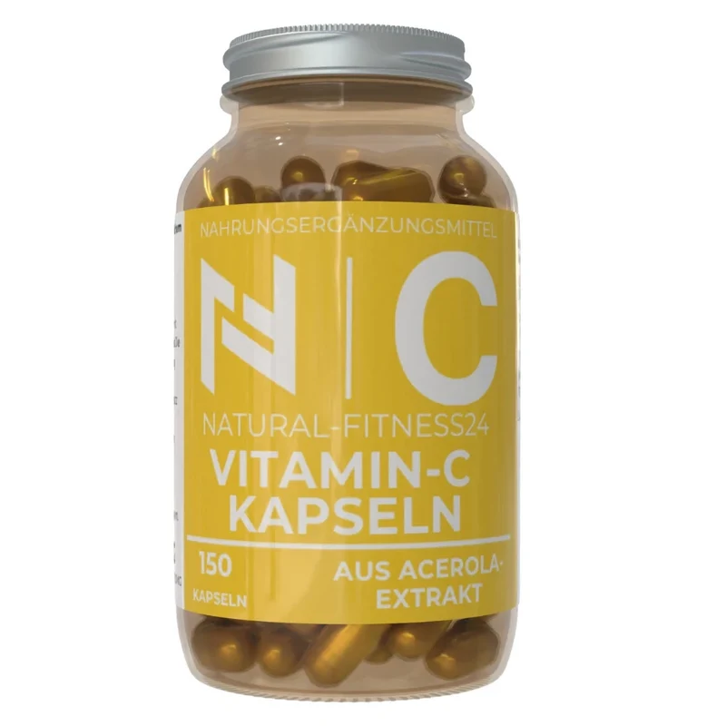 Vitamin C aus Acerola Extrakt - 150 Kapseln