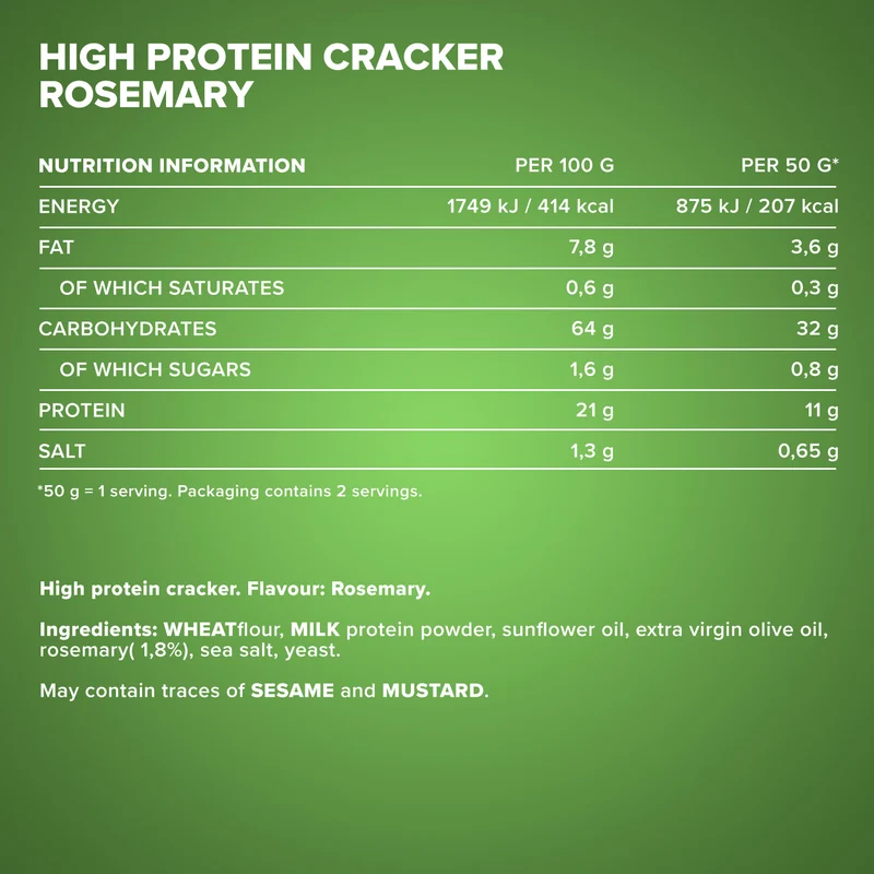Protein Cracker (100g) - Rosemary