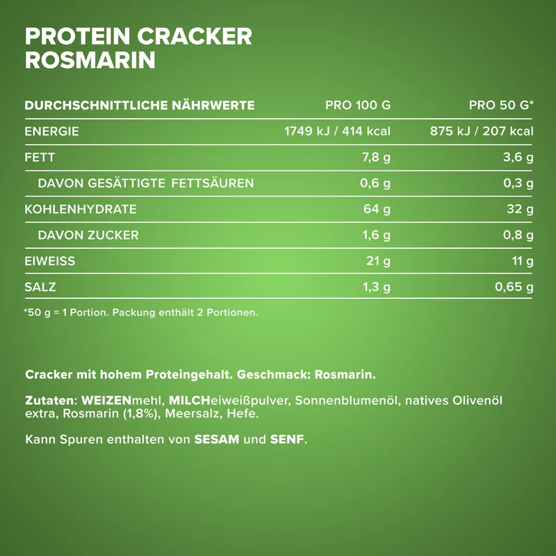 Protein Cracker (100g) - Rosemary
