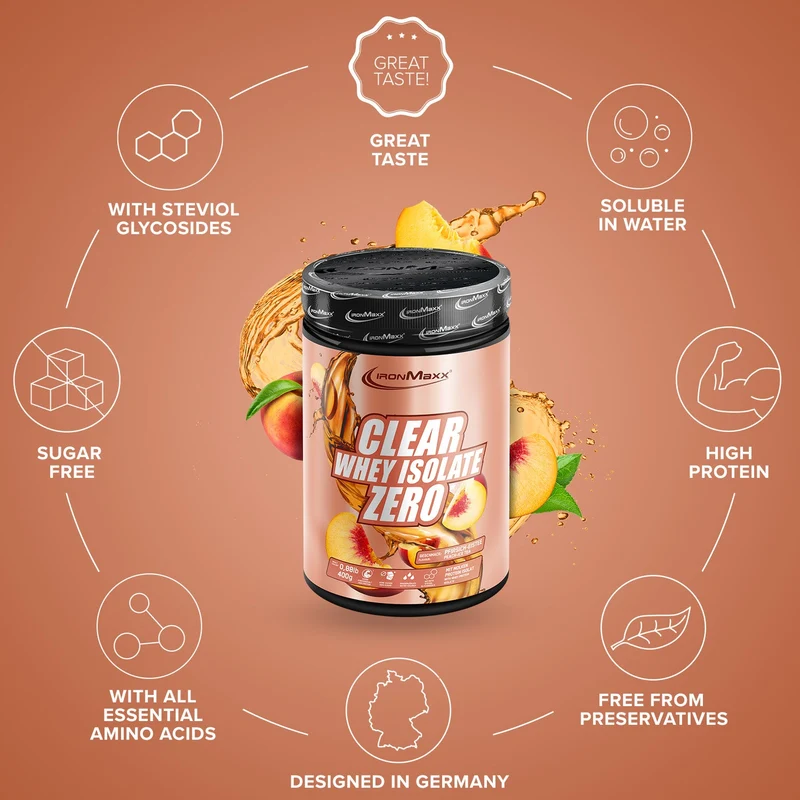 Clear Whey Isolate ZERO (400g) - Peach Ice Tea
