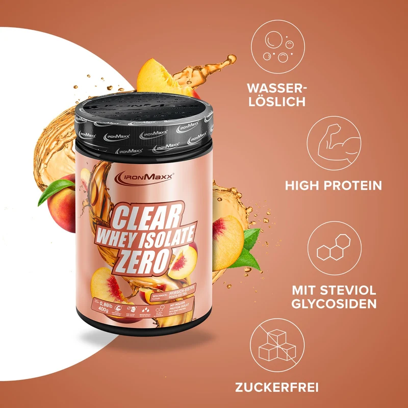 Clear Whey Isolate ZERO (400g) - Peach Ice Tea