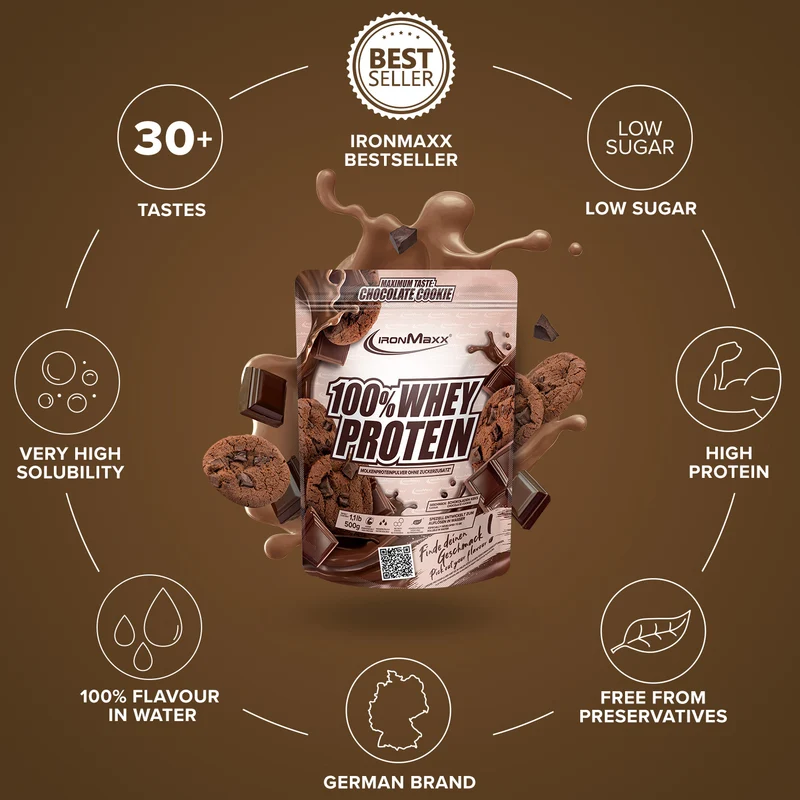 100% Whey Protein (500g) - Chocolate Cookie