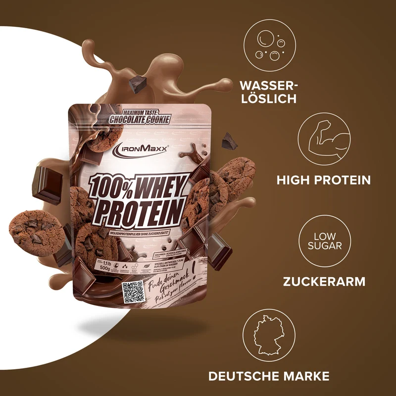 100% Whey Protein (500g) - Chocolate Cookie