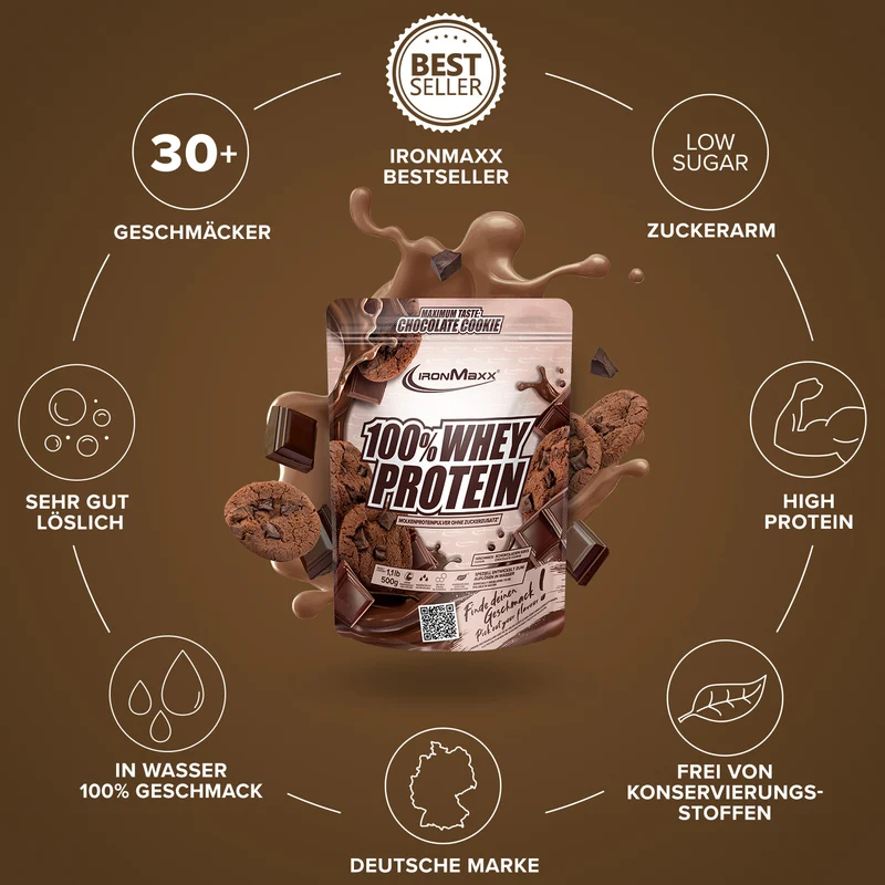 100% Whey Protein (500g) - Chocolate Cookie