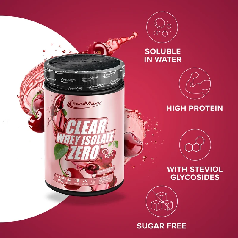 Clear Whey Isolate ZERO (400g) - Cherry