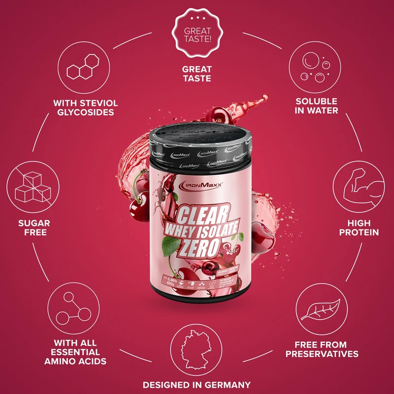 Clear Whey Isolate ZERO (400g) - Cherry