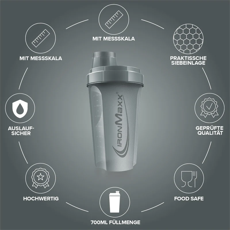 Shaker (700ml) - Ash Grey