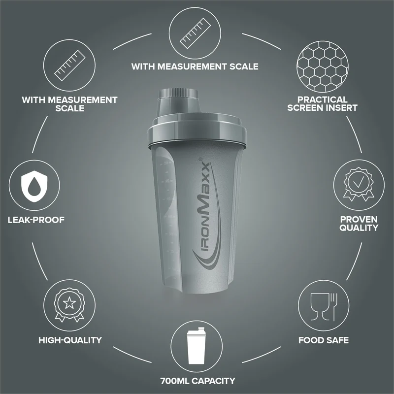 Shaker (700ml) - Ash Grey